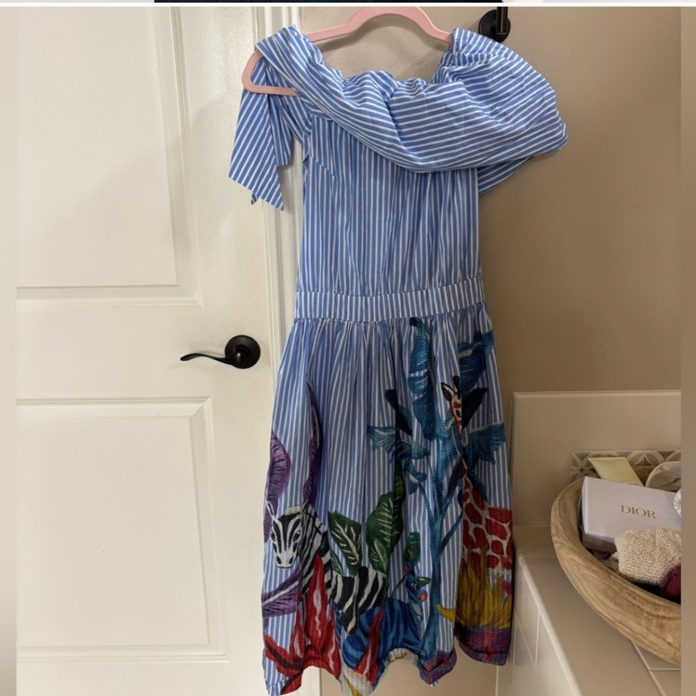 Stella Jean Pinstriped Dress - Picture 3 of 3